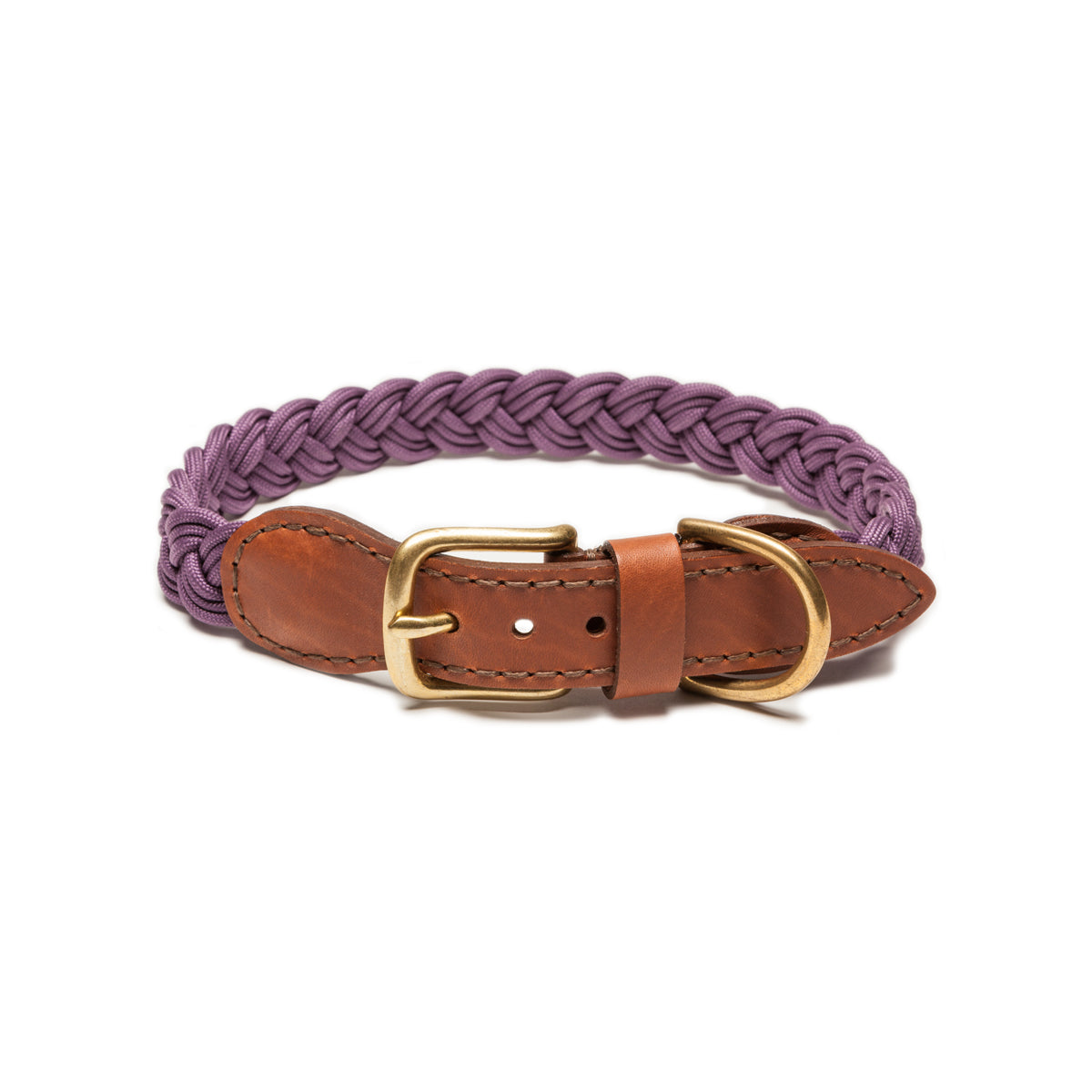 Braided Collar - Grape