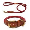 Rope Collar & Leash Set - Wine