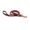 Braided Knotty Leash - Wine