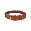 Braided Collar - Wine