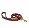 Merlot Knotty Leash - Brass
