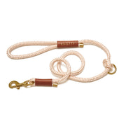 Champagne Rope Leash – Brass