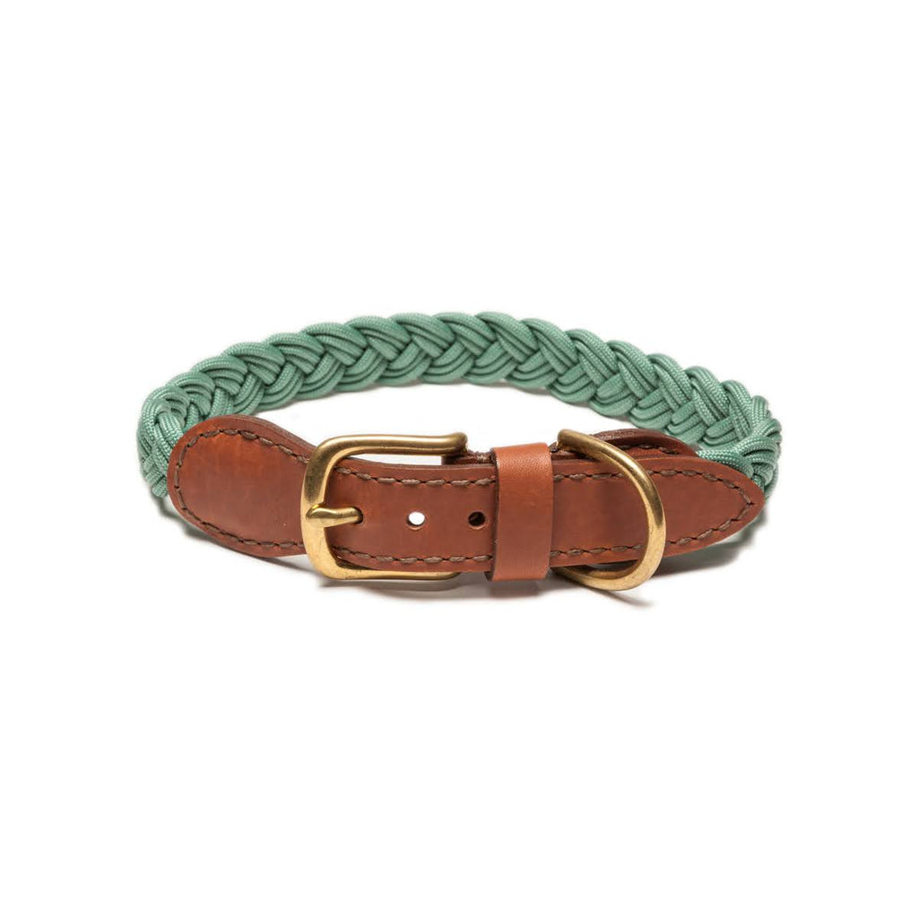 Braided hotsell leather collar