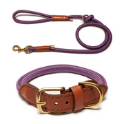 Rope Collar & Leash Set - Grape